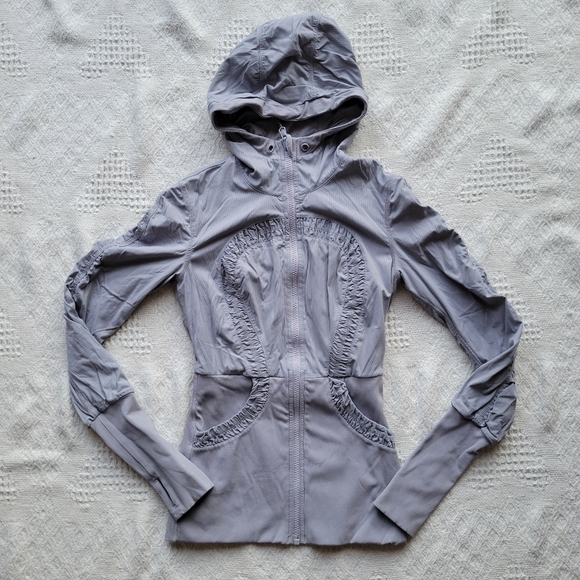 Lululemon Dance Studio Jacket * Reversible* Blurred Grey - Picture 2 of 9